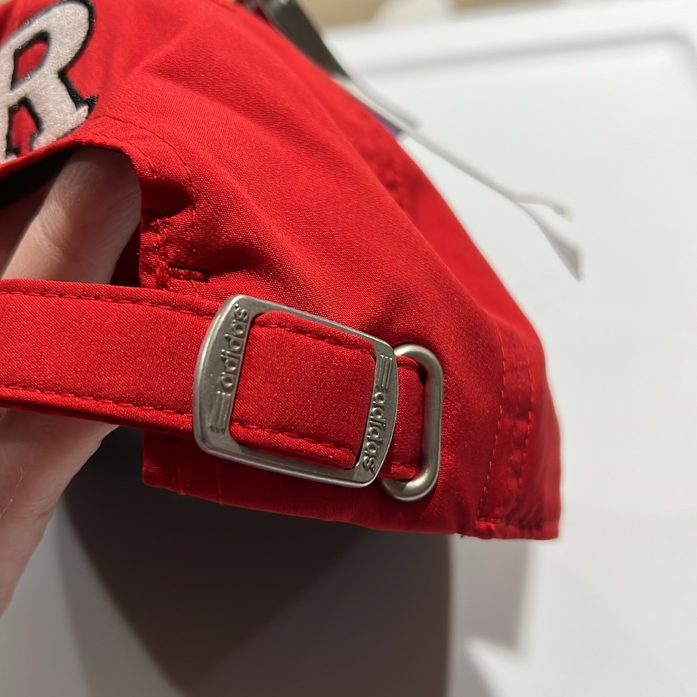 Adidas Red Rutgers Cap one size - Picture 8 of 11